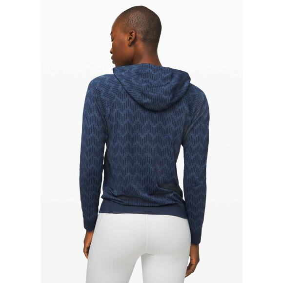 Lululemon Rest Less Hoodie *Relaxed Women's - Code Blue - Size Large EUC - Picture 2 of 7